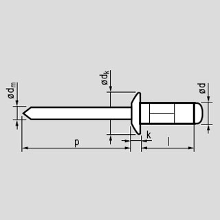 Заклепки MFX 1001