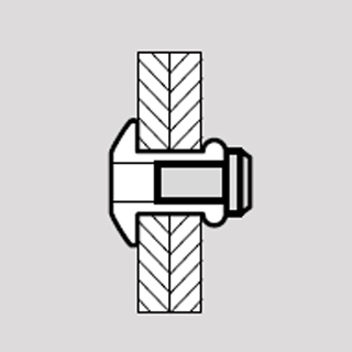 Рисунок № 2. Вытяжные заклепки MFX 1511 (MASTERLOCK) - полукруглая головка