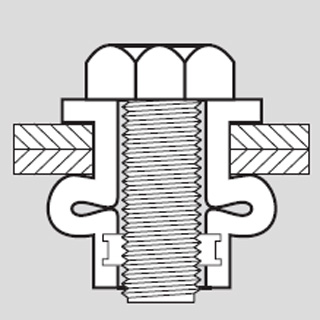 Рисунок № 2. MFX 25-CO (RUBNUT) - открытого типа, цилиндрическая головка